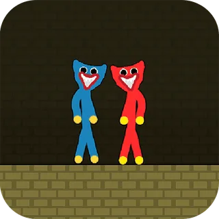 Red and Blue Stickman Huggy thumbnail